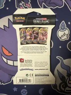 Pokemon Rebel Clash Booster Pack 10 Cards Pack NEW SEALED - Image 2