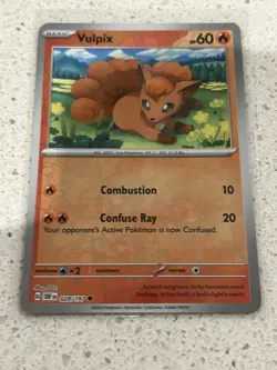 Vulpix - 028/197 - Reverse Holo - Obsidian Flames - Nm - Pokemon Card - Image 1