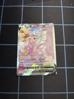 Pokemon Mew v Fusion Strike Ultra Rare Alternate Full Art Holo Card 251/264 - Image 1