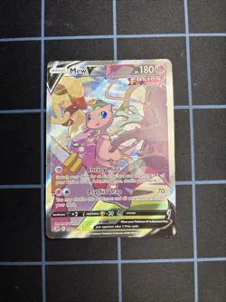 Pokemon Mew v Fusion Strike Ultra Rare Alternate Full Art Holo Card 251/264 - Image 2