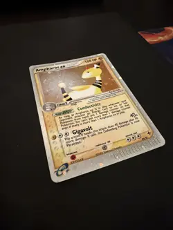 2003 Pokemon TCG Ampharos EX Dragon Holo Rare Card 89/97 - Image 3