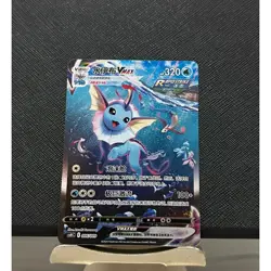 Pokemon S-Chinese TCG Sword & Shield CSHC-006 HR Vaporeon VMAX Holo Alt Art Card - Image 1