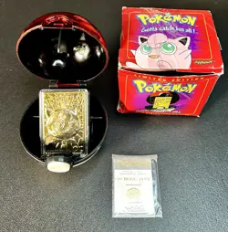 Jigglypuff 23kt Gold Plated Pokemon Card - Burger King - 1999 - Complete - Look! - Image 1