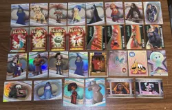 2025 Topps Chrome DISNEY Lot Of 30 Numbered, Insert, Refractor & Sparkle Cards - Image 1