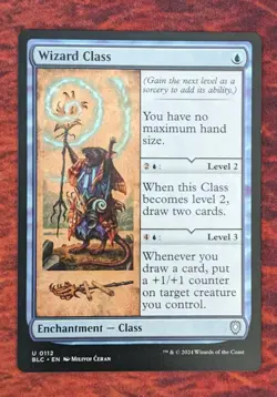 Wizard Class #112 | Light Play | BLC Bloomburrow Commander Magic MTG - Image 1