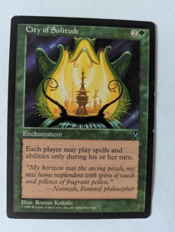 City of Solitude Visions MTG Exc Free shipping with tracking - Image 1