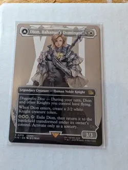 2025 MTG Final Fantasy Dion, Bahamut's Dominant Borderless #376 - Image 1