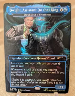 Dwight, Assistant (to the) King (Baral) FOIL The OFFICE Secret Lair MTG 2168 - Image 1