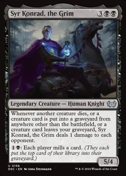 MTG Commander DSK U Syr Konrad, the Grim #0158 - Image 1
