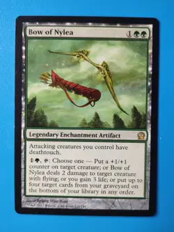 MTG 1x Bow of Nylea LP Theros (multi available 2 3 4) Magic - Image 1