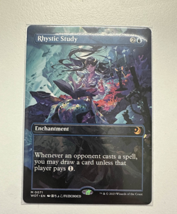 Rhystic Study (Anime Borderless) Wilds of Eldraine: Enchanting Tales Regular - Image 1