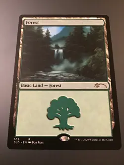 MTG Secret Lair x Bob Ross Forest #109 NM - Image 1