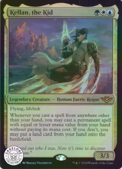 MTG Kellan, the Kid (213) | NM Foil | Outlaws of Thunder Junction {OTJ} - Image 1