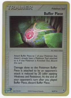 Buffer Piece 83/97 Reverse Holo Uncommon EX Dragon Pokemon TCG Near Mint - Image 1
