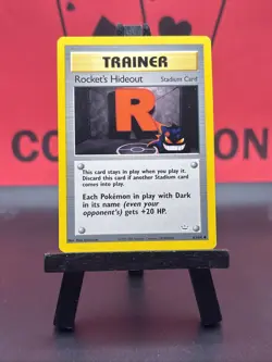 Rocket's Hideout 63/64 Neo Revelation WOTC Pokemon TCG Regular Uncommon 1999 LP - Image 2