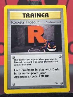 Rocket's Hideout 63/64 Neo Revelation WOTC Pokemon TCG Regular Uncommon 1999 LP - Image 3