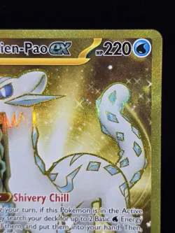 Pokemon Chien-Pao EX 274/193 Paldea Evolved Hyper Rare Gold Near Mint - Image 3
