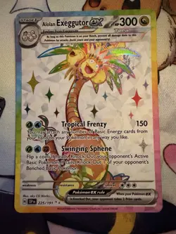 Alolan Exeggutor #225/191 Ultra Rare - SV08: Surging Sparks - Pokemon TCG NM - Image 1