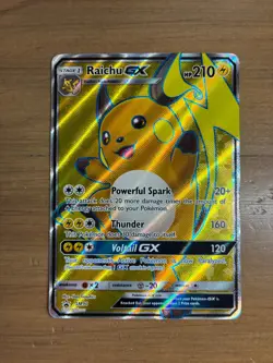 Raichu GX SM90 Sun & Moon Black Star Promo Pack Fresh Mint 90 Ultra Rare Pokemon - Image 1