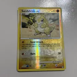 Pokemon TCG Sandshrew Mysterious Treasures 96/123 Reverse Holo Common LP - Image 1