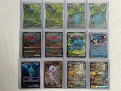 Pokemon 151 Art Rare Lot Bulbasaur Ivysaur Venusaur Blastoise Alakazam - Image 1