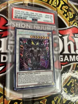 YuGiOh DRACO BERSERKER OF THE TENYI #MP20-EN166??PSA 10??1st ED-2020 SECRET RARE - Image 4