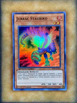 Yugioh Jurrac Stauriko SBTK-EN024 Super Rare Speed Duel 1st Ed NM - Image 1