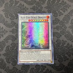 Yugioh Blue-Eyes Spirit Dragon LDS2-EN020 Ultra Rare 1st Ed PURPLE - Image 1