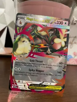 Pokemon TCG Mega Lopunny ex 084/094 Phantasmal Flames Double Rare Card Holo NM - Image 1