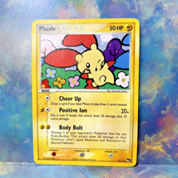Plusle Pokemon TCG Pop Series 3 Promo Card 5/17 Holo - Image 1