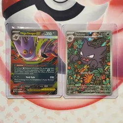 Haunter 027 Promo + Mega Gengar ex 056/094 - Box Fresh - Pokemon Card Lot #926 - Image 1