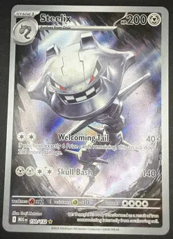 Steelix Illustration Rare Mega Evolution 150/132 Pokemon Card - Image 1
