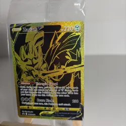 Pokemon Zacian V SWSH076 Black Star Promo SEALED - Gold Pokemon Card NM - Image 4