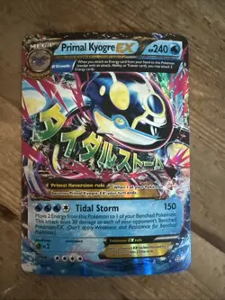 Pokemon XY Primal Clash Kyogre EX Jumbo Card 2014 55/160 - Image 2