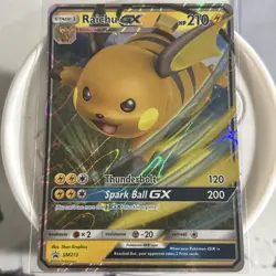 Pokemon TCG Black Star Promo Card SM213 - Raichu GX - Ultra Rare - NM/MT - Image 1