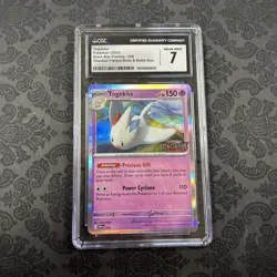 Pokemon Stamped Togekiss Black Star Promo SVP038 Obsidian Flames TCG Card CGC 7 - Image 1