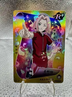 Sakura - Naruto Trading Card HY-R-015 Rainbow Holo Foil Rare Plus Tc7 - Image 1