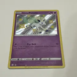 Galarian Ponyta SHINY SV047/SV122 Shining Fates NM Holo Foil Rare Pokemon Card - Image 3