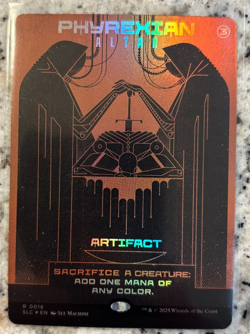Magic the Gathering Phyrexian Altar FOIL Secret Lair Encyclopedia MTG - Image 1