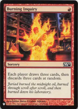 Burning Inquiry C The List Reprints 128 LP MTG - Image 1
