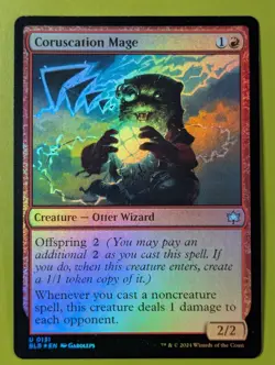FOIL Coruscation Mage x1 Bloomburrow 1x Magic the Gathering MTG - Image 1