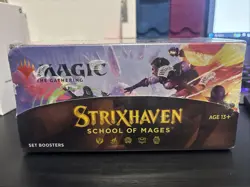 Magic the Gathering MTG - Strixhaven School of Mages Set Booster Box Sealed 630509975679 - Image 1