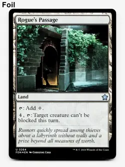 Rogue's Passage - FOIL - [Foundations] MTG Magic - Image 1