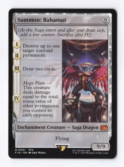 Summon: Bahamut 0001 (M) MTG Final Fantasy (FIN) (EN) - Image 1