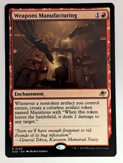 (Normal) Weapons Manufacturing (168) Edge of Eternities Mtg NM - Image 1
