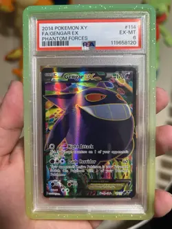 Pokemon Gengar EX TCG Phantom Forces Alternate Art 114/119 PSA 6 - Image 1