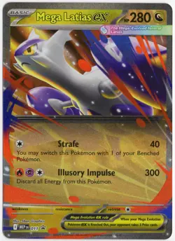 Mega Latias ex MEP 011 (NM) - MEP Black Star Promo - Ultra Rare Pokemon TCG - Image 1