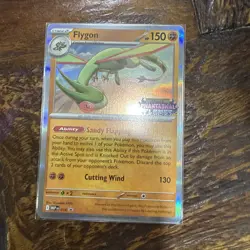 Pokemon Flygon Prerelease promo stamped Phantasmal Flames English - Image 1