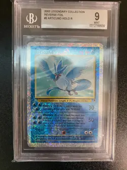 Pokemon BGS 9 Articuno #2 Reverse Foil Legendary Collection 2002 PSA - Image 1