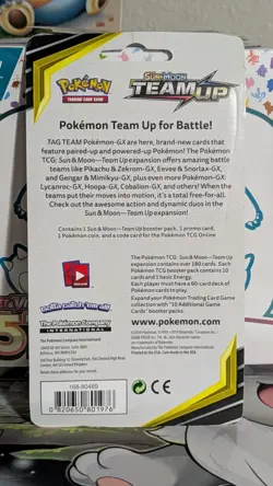Pokemon TCG Team Up Single Checklane Blister Booster Pack with Pikachu SM162 820650801976 - Image 2
